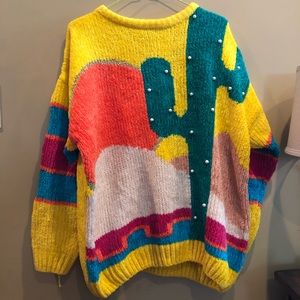 Cactus Acrylic Sweater